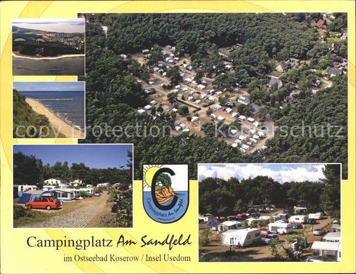 Koserow Ostseebad Usedom Campingplatz Am Sandfeld