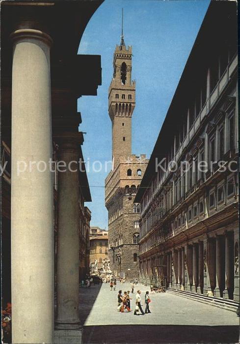 Firenze Florenz Palazzo Vecchio dagli Ufizi
