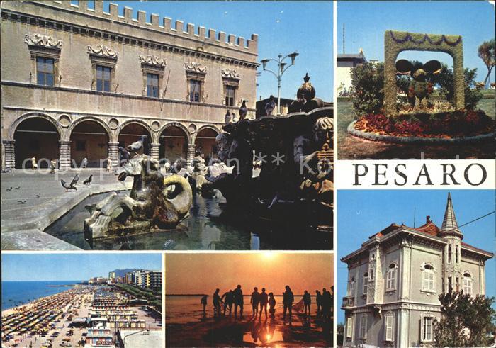 Pesaro Palazzo Ducale Giardini Spiaggia Tramonto Villa Ruggeri