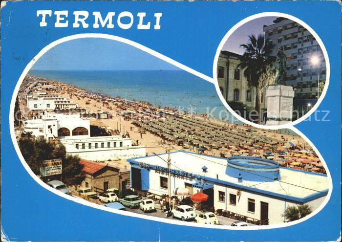 Termoli Panorama Strand Hotel Denkmal Statue