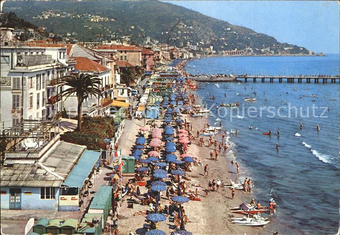 ALAssIO Savona Liguria IT Spiaggia Riviera dei Fiori Strand