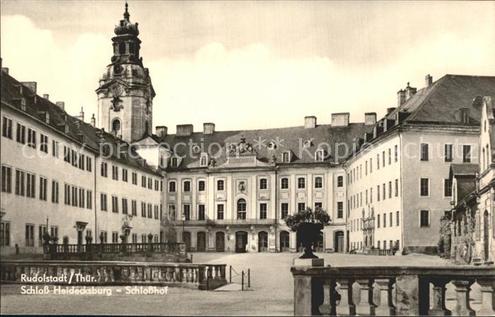 Rudolstadt Schloss Heidecksberg Schlosshof