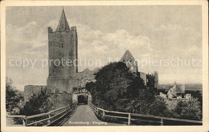 Rudelsburg Eingang