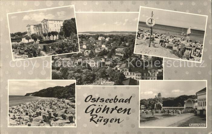 Goehren Ruegen Strand Konzertplatz Strandhotel