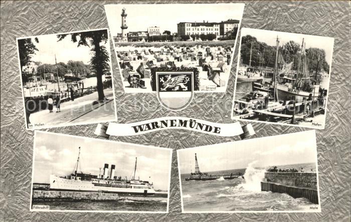 Warnemuende Ostseebad Strand Mole Hafen