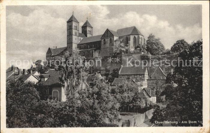 Quedlinburg Harz Am Dom