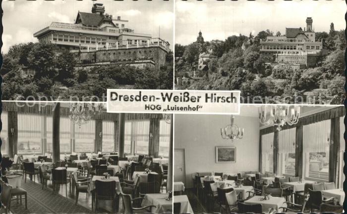 DRESDEN Elbe Weisser Hirsch HOG Luisenhof Restaurant