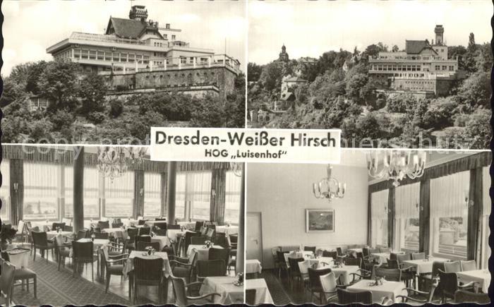 DRESDEN Elbe Weisser Hirsch HOG Luisenhof