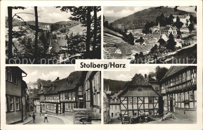 Stolberg Harz Strassenpartien Fachwerk