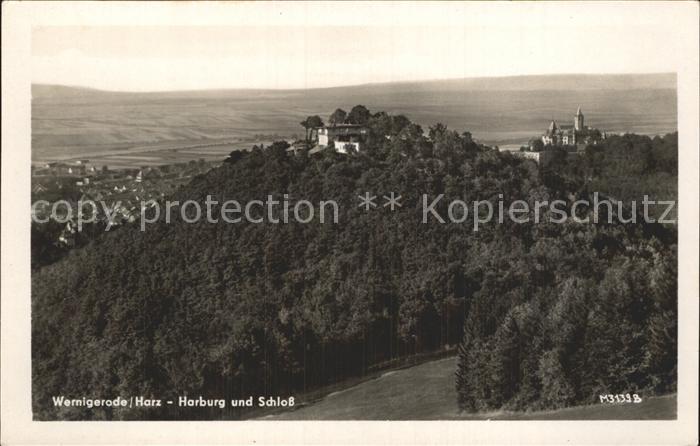 Wernigerode Harz Harburg und Schloss