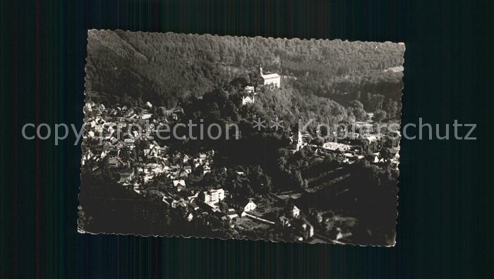 Schwarzburg Thueringer Wald Schwarzatal Trippsteinblick