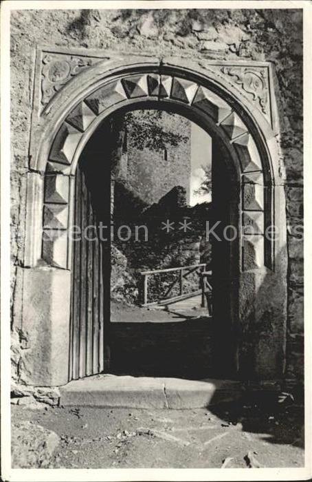 Seiffen Erzgebirge Burgruine Frauenstein Portal
