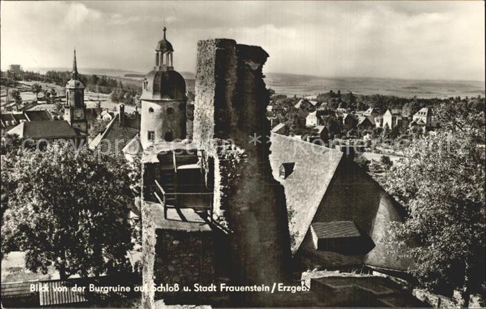 Frauenstein Sachsen mit Burgruine