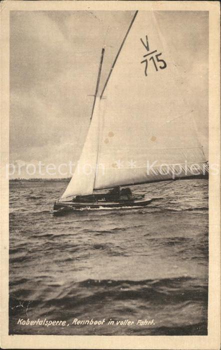 Crimmitschau Kobertalsperre Segelboot