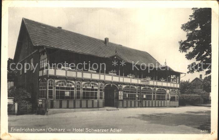 Friedrichsbrunn Harz Hotel Schwarzer Adler