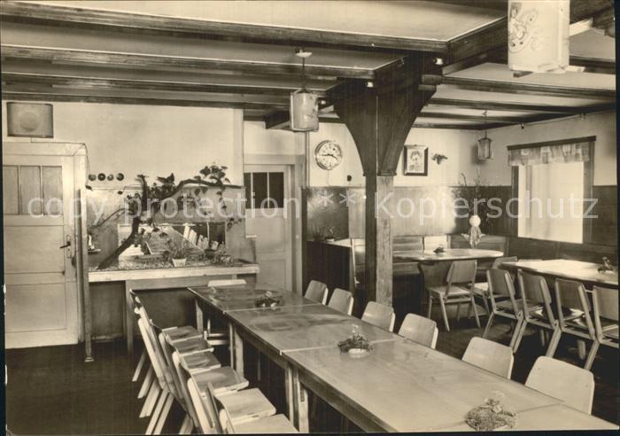 Grethen Parthenstein Jugendherberge Erich Weinert Speisesaal