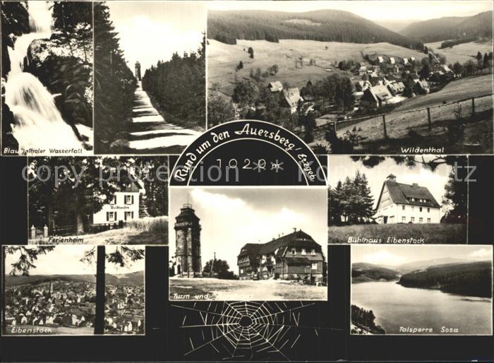 Auersberg Wildenthal Wasserfall Talsperre Sosa Aussichtsturm