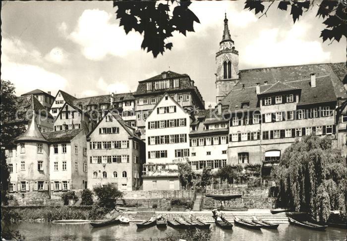 TueBINGEN BW Neckarpartie mit Hoelderlinturm