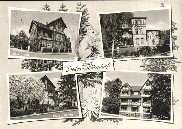 Allendorf Bad Sooden Haus Erika Ursula Johanna Pension-Milde