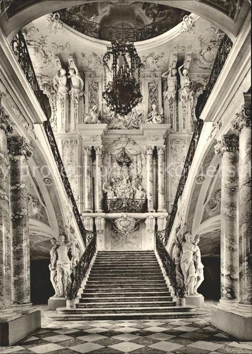 Bruehl Rheinland Schloss Treppenaufgang