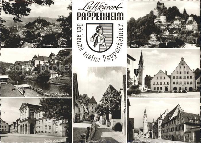 Pappenheim Mittelfranken Burg Marktplatz Oberes Tor