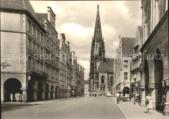 Muenster Westfalen Prinzipalmarkt