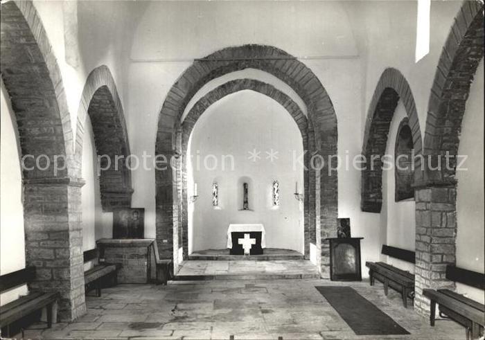 Taize Saone-et-Loire Eglise Romane innen