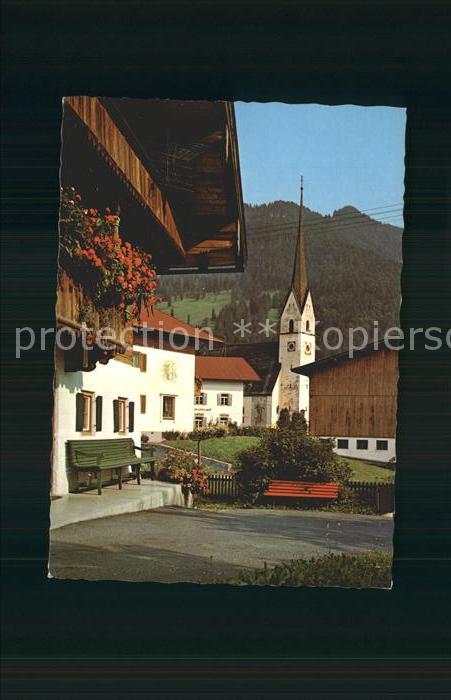 Schwendt am wilden Kaiser Kirchenpartie