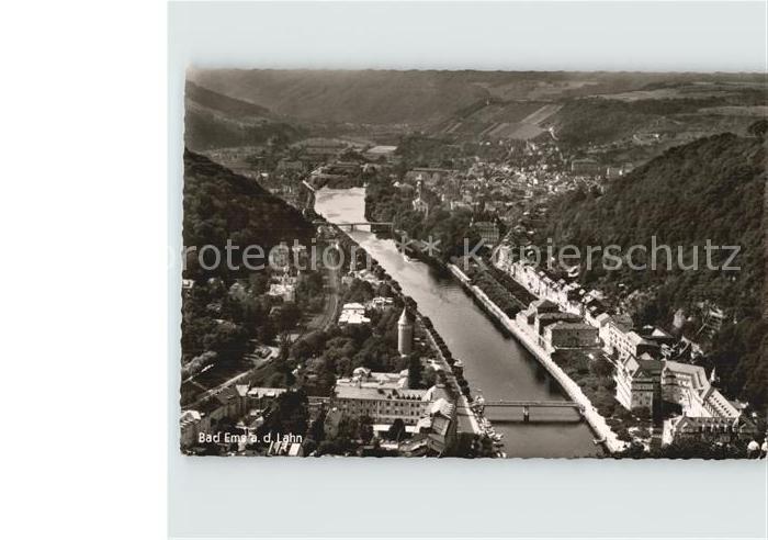Bad Ems Fliegeraufnahme Lahnpartie