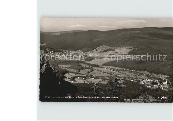 Arber Blick vom Gr. Arber auf Eisenstein