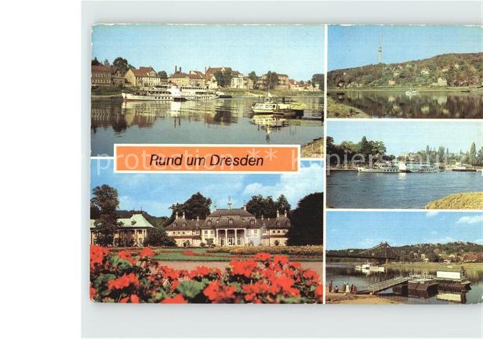 DRESDEN Elbe Elbpartien Pillnitz Bergpalais