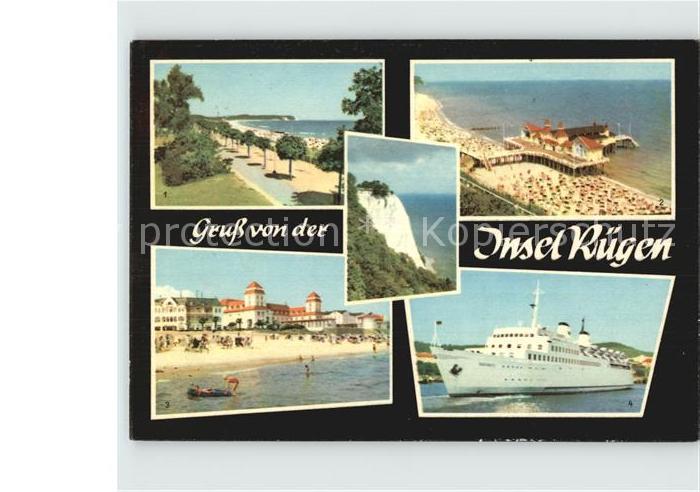 Insel Ruegen Goehren Sellin Binz Stubbenkammer