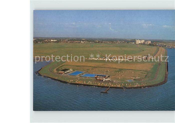 Husum Nordfriesland Fliegeraufnahme Strand