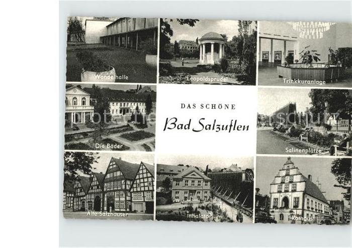 Bad Salzuflen Salinenpltaetze Baeder Salzhaeuser