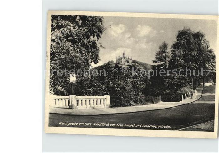 Wernigerode Harz Schlossblick Lindenbergstrasse