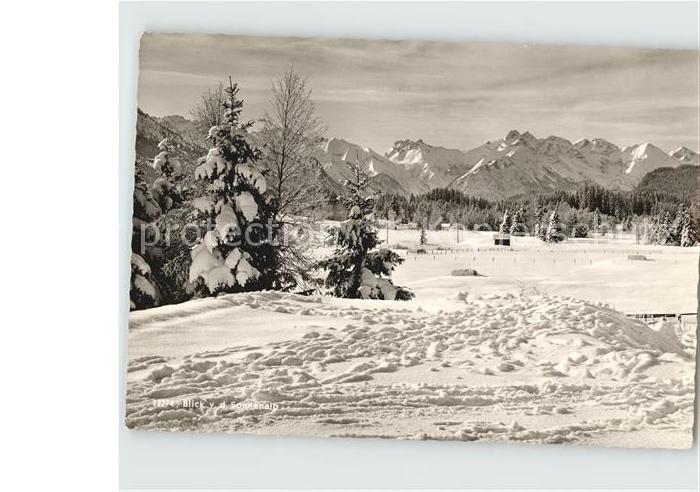 Sonthofen Oberallgaeu Sonnenalp im Winter