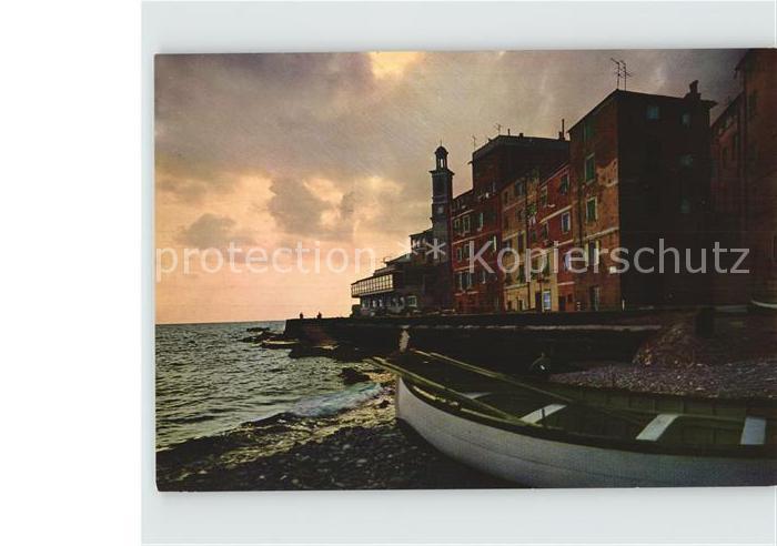 Boccadasse Genova Tramonto