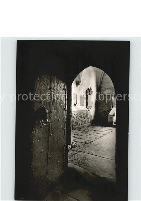 Frauenwoerth Chiemsee Benediktinnerinnen-Abtei innen Tuerklopfer