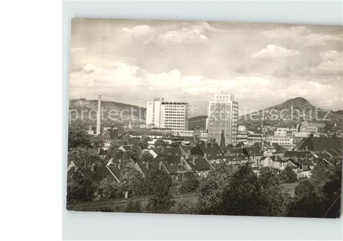 Jena mit Jenzig und Hausberg