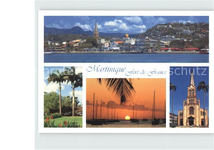 Martinique Baie de Fort de France La Savanne Cathedrale