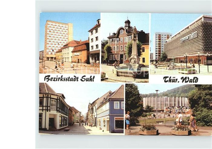 Suhl Thueringer Wald Steinweg Waffenschmieddenkmal