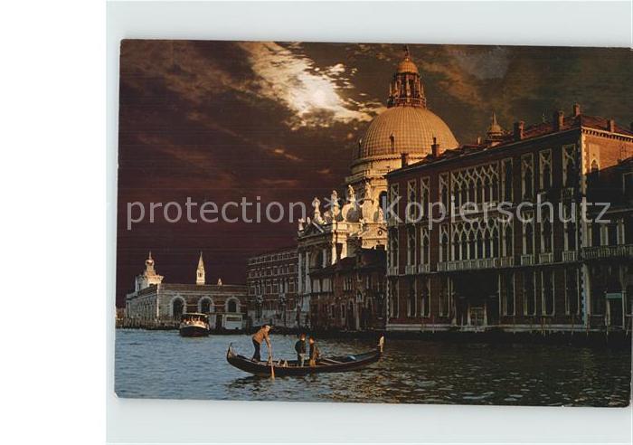 Venezia Venedig Chiesa s. Maria della Salute bei Nacht