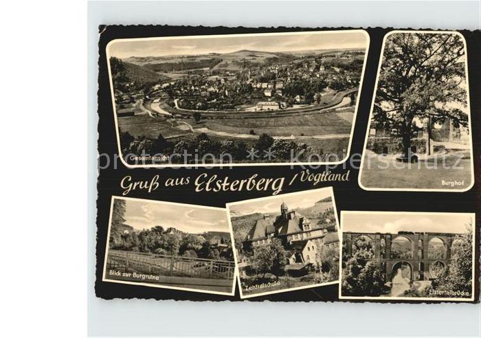 Elsterberg Vogtland Burghot Elstertalbruecke Burgruine