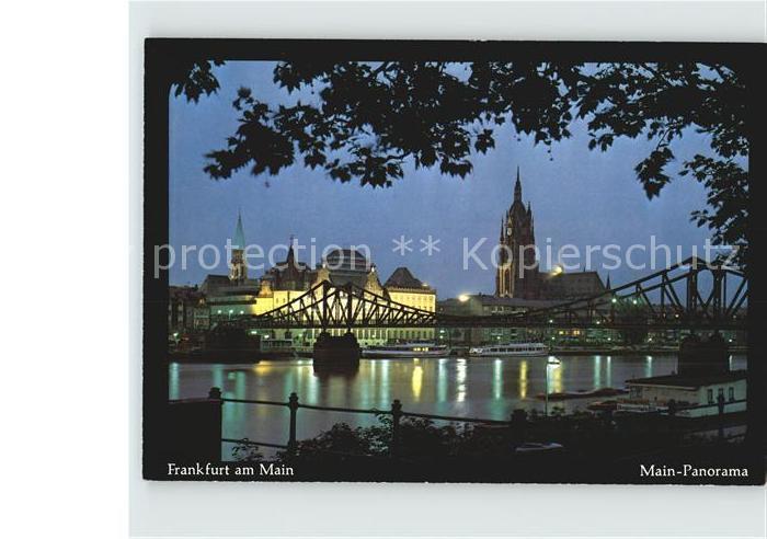 Frankfurt Main Main Panorama