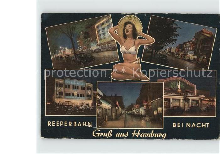 HAMBURG  CITY Reeperbahn bei Nacht