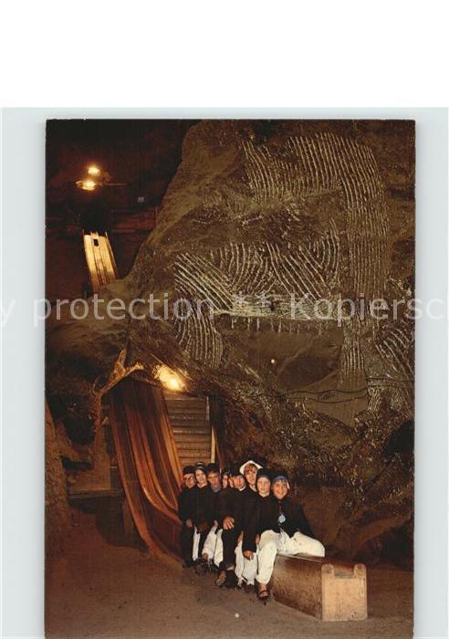 BERCHTESGADEN Bayern Kaiser Franz Rutsche im Salzbergwerk