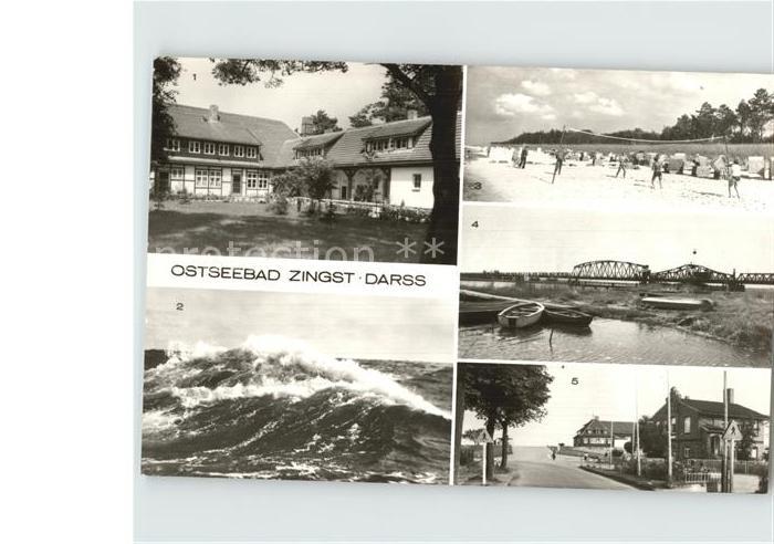 Zingst Ostseebad Darss Strand Meinigenbruecke