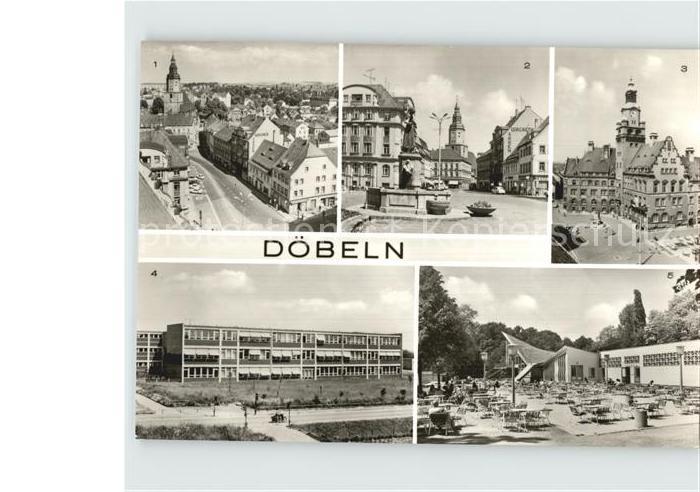 Doebeln Roter Platz Restaurant Buergergarten