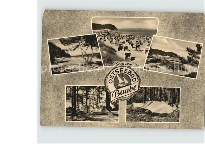 Baabe Ostseebad Ruegen Strand Camping