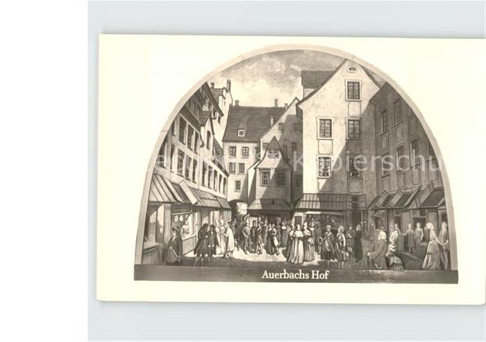 LEIPZIG Sachsen Auerbachs Hof Keller Wandgemaelde